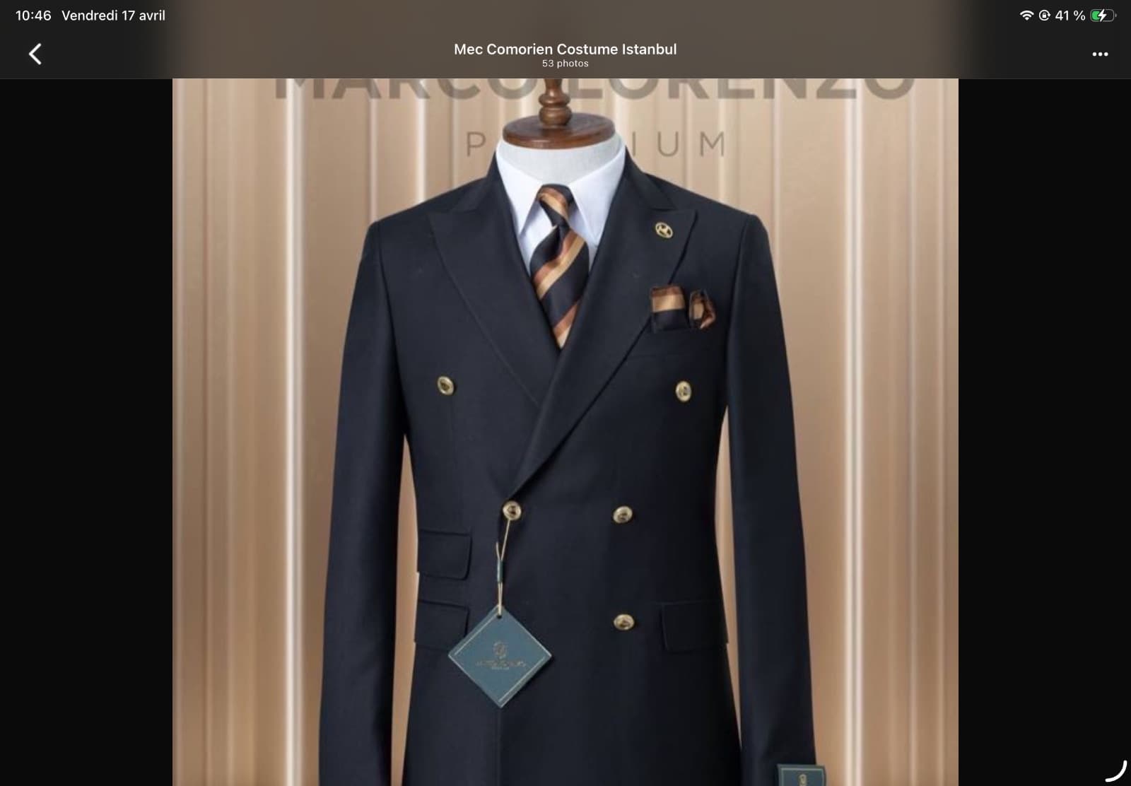 Costume homme 1