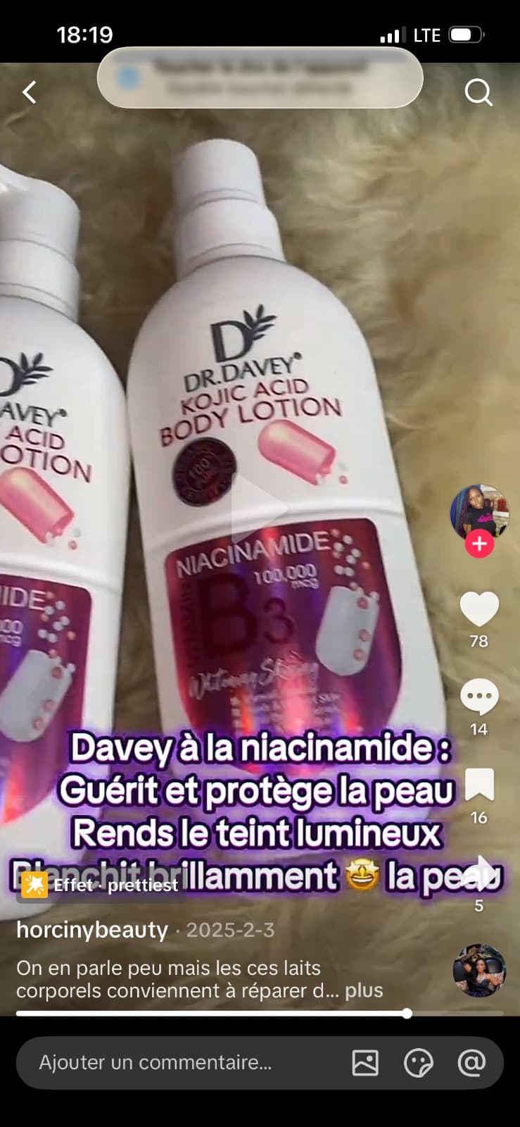 Body lotion Acid Kojic et Vitamine B3 3