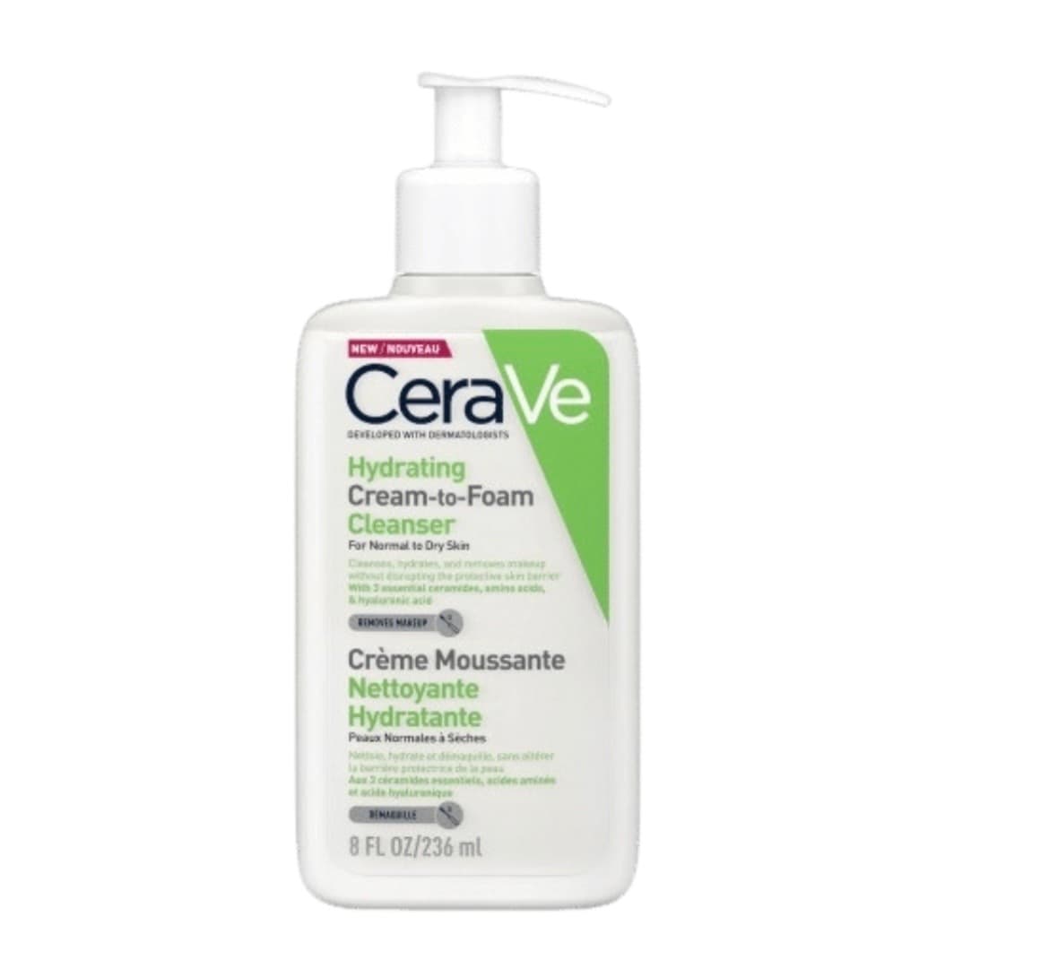 CeraVe – Crème Moussante Nettoyante Hydratante Visage pour les Peaux Normales à Sèches 236ml 1