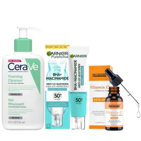 Routine Soins Essentiels Peau Lumineuse et Mat 1